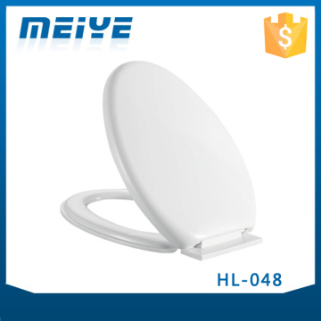 HL-048 MEIYE PP 470*365*64mm Round Soft-closing Toilet Seat Cover Ramp Down Toilet Lid