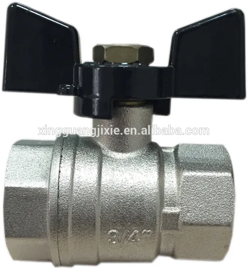 CW617N Brass Forged Butterfly Valve Female & Female
