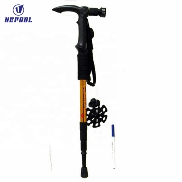 Adjustable Waking Sticks with LED Light for Trekking and Hiking