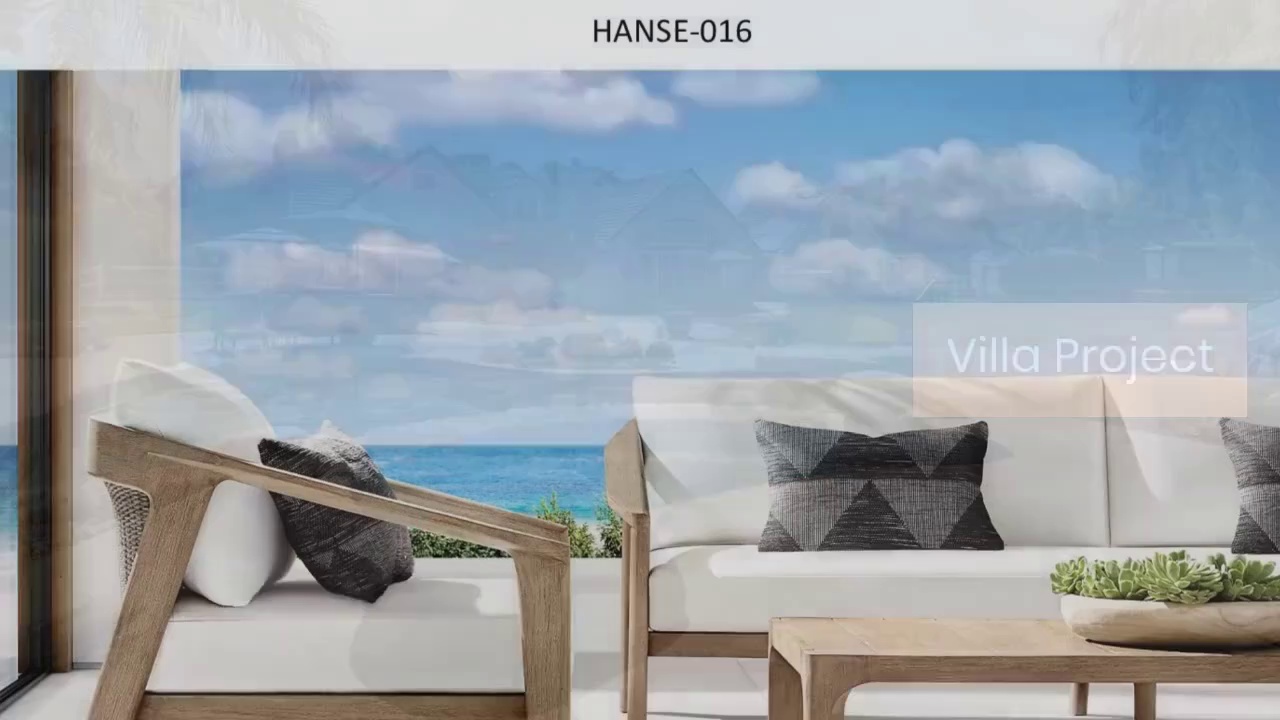 Modern L-Shape Outdoor Lounge Set