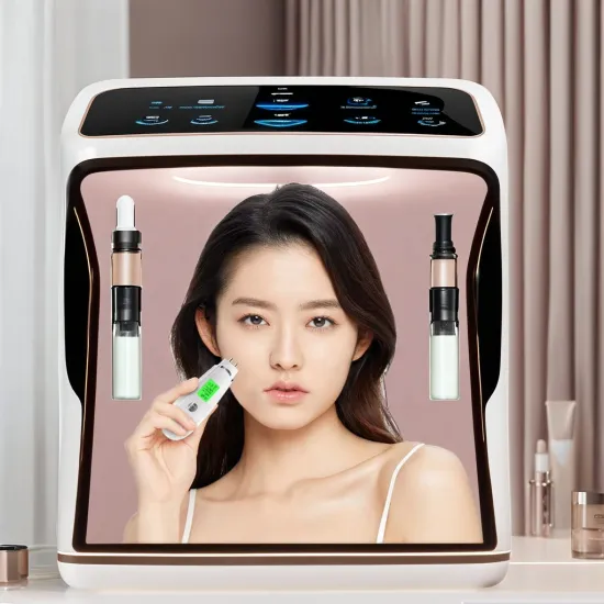 Portable Digital Skin Analyzer for Hydration and Moisture Detection at Home
