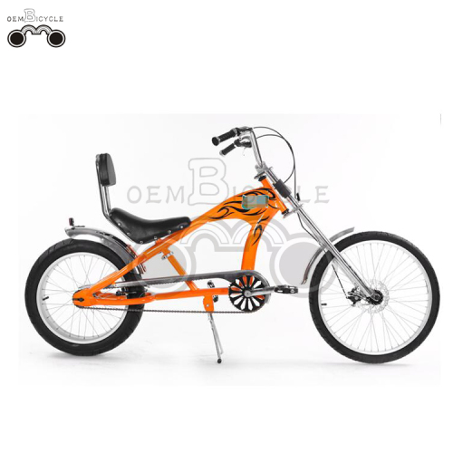 20-24-дюймовый оранжевый стальная рама чоппер мотоцикл