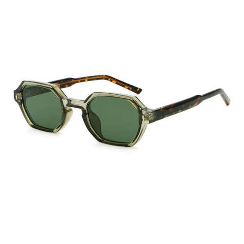 Private Label Geometric Sunglasses with CP Temples