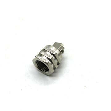 CNC Precision Machining Parts for Hot-Melt Glue Gun 90 Degree Nozzle Heating Element