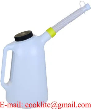 Plastmått Oljemått med Flexibelt Utlopp 3L Oljekanna Litersmatt Matkanna