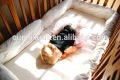 환경 친화적 인 드롭 사이드 아기 침대, 조정 가능한 어린이 수면 침대