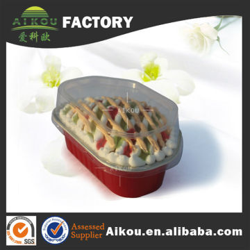 Special shape aluminium baking cups for bakery wedding party