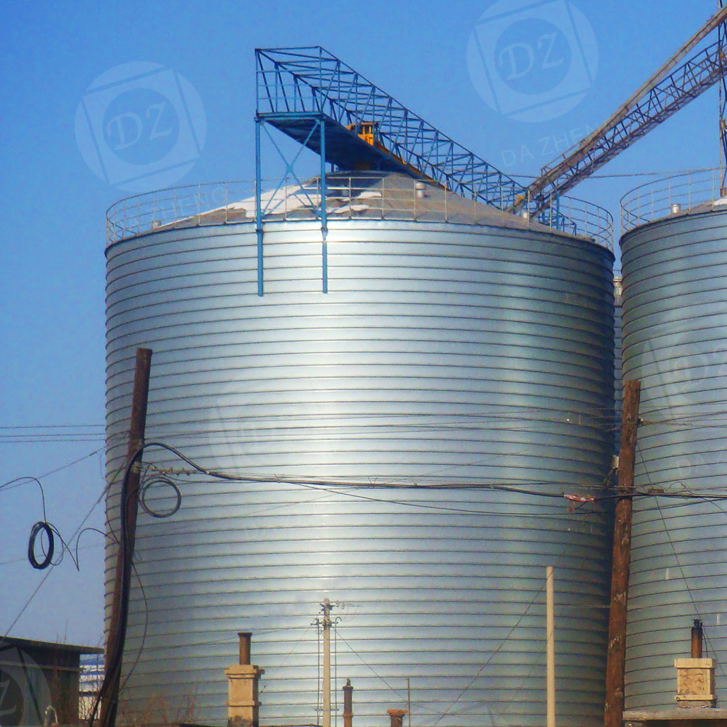 Fly ash silo for thermal power plants