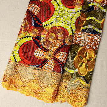 Luxury Embroidered Lace Fabric: 5 Yard Roll, 125-130 cm Width - Perfect for French and African Wedding Designs