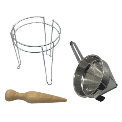 3-Pieces Stainless Steel Chinois Strainer Set