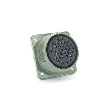 MS3106A24-7S 16pin Box Mount Connector Female Flange Connector