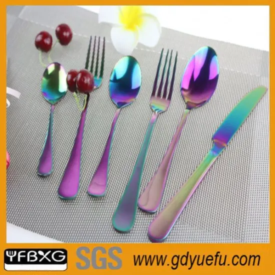 LFGB luxury 16pcs wholesale restaurant gold flatware
