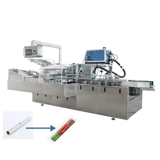 CE Certified 1.5KW PLC Controlled Automatic Cartoning Machine for Food and Cosmetics