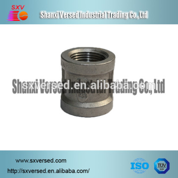 precision casting stainless steel coupling with Inner Full Thread rod coupling pipe fittings factory