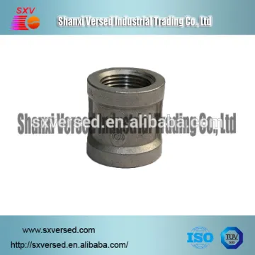 precision casting stainless steel coupling with Inner Full Thread rod coupling pipe fittings factory