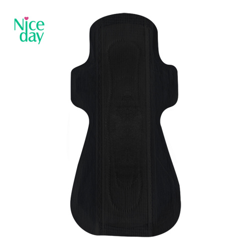 Luxury Bamboo charcoal black menstrual pads