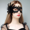 Máscara de muerte de la araña negra de Halloween