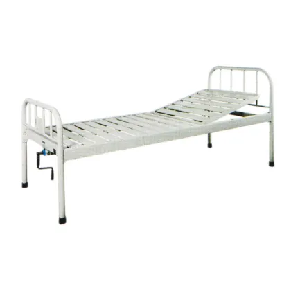Manual semi-fowler hospital bed