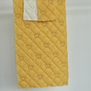 100% Nylon Fabric for Down Coats Teddy pattern