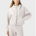Veste de sport à capuche à fermeture éclair pour femmes d&#39;hiver