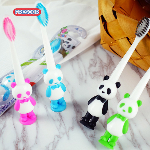 Wholesale custom approved 2-4 years plastic children cartoon kids toothbrush