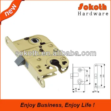 safe mortise lock body