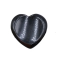 Black Onyx Handmade Craved 40MM Love Heart Thumb Worry Stone for Anxiety Stress Relief Meditation