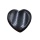 Black Obsidian Handmade Craved 40MM Love Heart Thumb Worry Stone for Anxiety Stress Relief Meditation