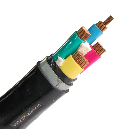 Gepantserde kabel met stalen band volgens IEC 60502