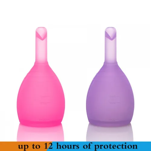 New Discharge Menstrual Cup Medical Grade Silicone Menstrual Cup Valve