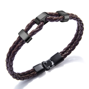 Wholesale custom womens mens leather wristbands