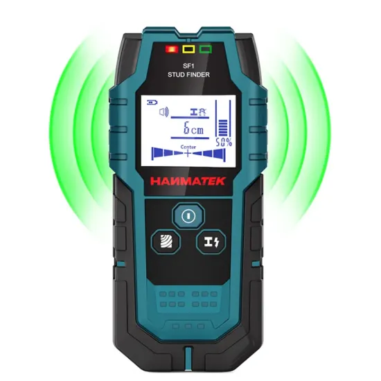 HANMATEK LCD HD Wood Stud Finder: Metal and Live Cable Detection