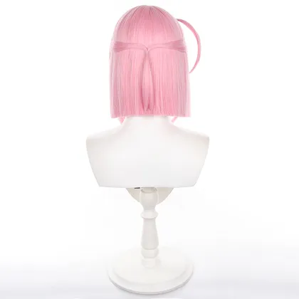 Ainizi 33cm Pink Cute Bob Charlotte Cosplay Wig for Women - Genshin Impact