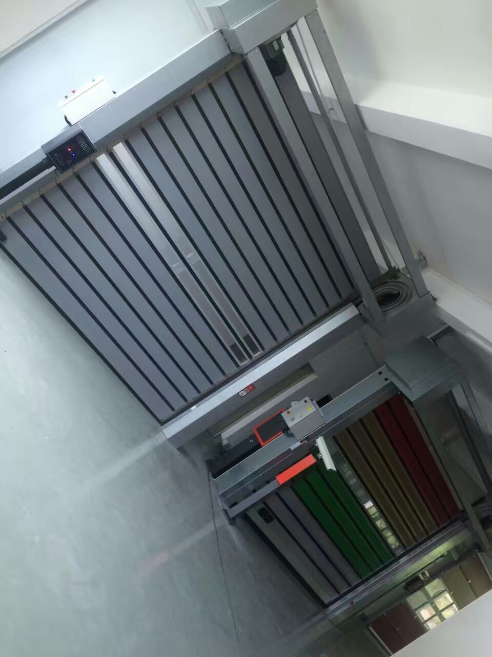 Aluminum Security Spiral Door Roller Shutter Door