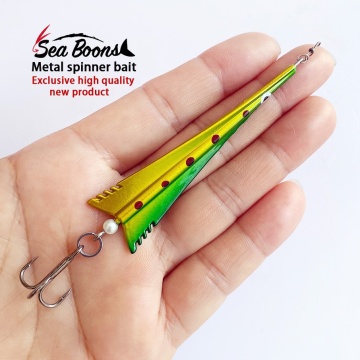 Custom 108mm/7g Spinner Lures for Freshwater and Saltwater Fishing