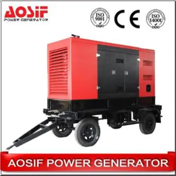 AOSIF electrical movable generator set with trailers