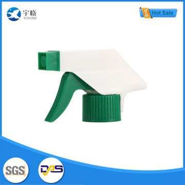 Green White Trigger Sprayer with Adjustable Nozzle