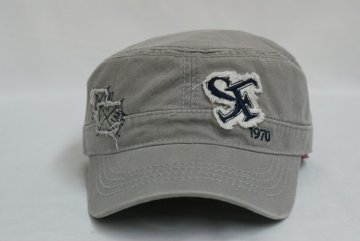 hat summer military cap with patch