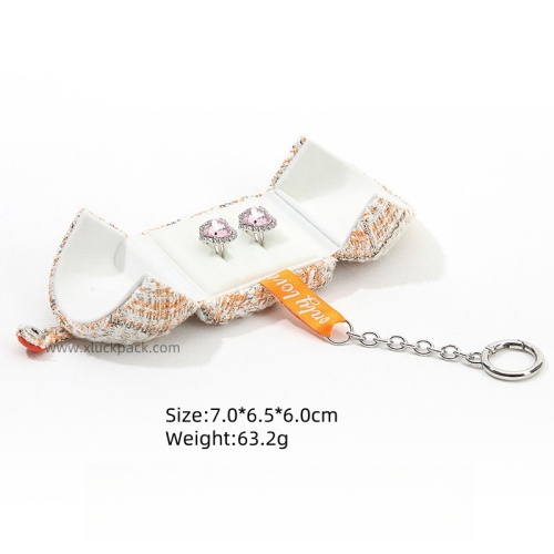 Tweed mini Double Doors Ring Storage Box