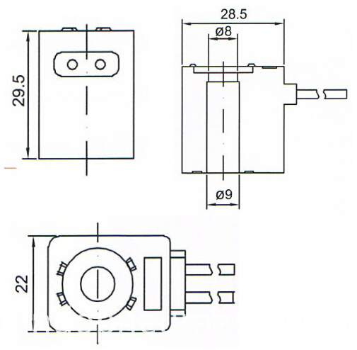 Long Cable 4v Series Solenoid Valve Coil China Manufacturer