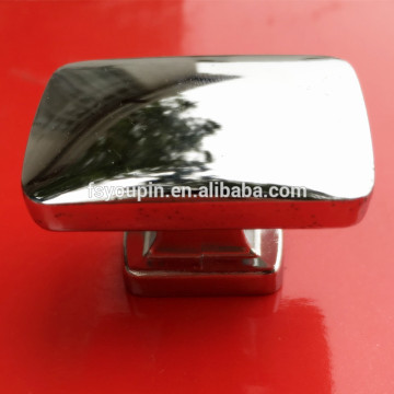 Chromed Oblong drawer Knob Zinc Alloy Cabinet Knobs Furniture door Knob