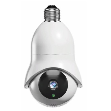 5G Wireless CCTV IP Cam E27 Lamp Indoor 1080p Smart Surveillance Camera with PTZ and WiFi Tuya Bulb Security