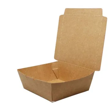 Take Away 1000ml Paper Lunch Boxes For Restaurant
