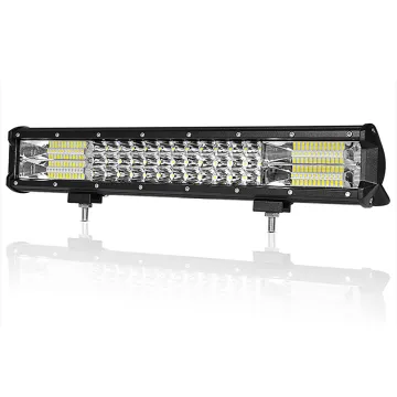 21-inch 3 Rows 288W Amber LED Light Bar - Waterproof Truck Work Light