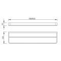 983 Series Double Towel Rail