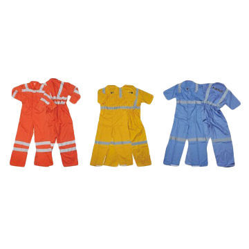 Safety coveralls, meets EN 471 class 2 standard
