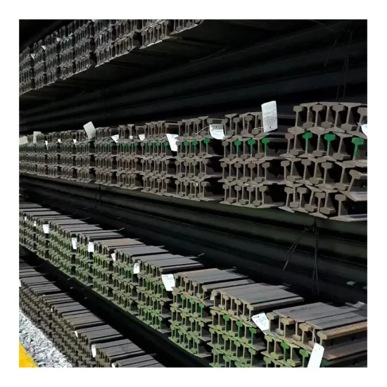 Used Mine Tunnel Light Steel Rails in 8kg, 9kg, 12kg, and 15kg
