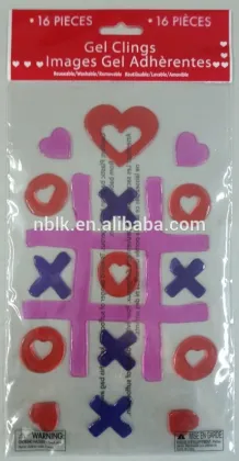 Happy Spring TPR window gel sticker Jel Jewels