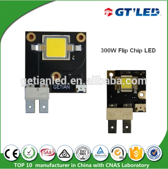 High CRI 80Ra 90Ra Epistar / Bridgelux Flip Chip 300W COB LED
