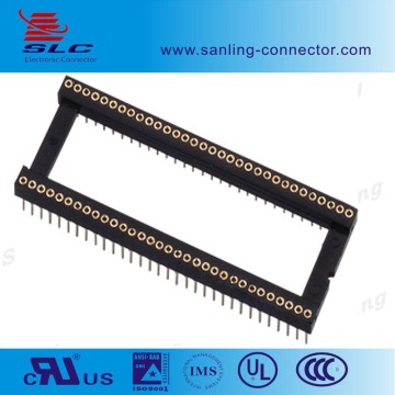 1.778mm pitch straight machine pin header ic socket connector